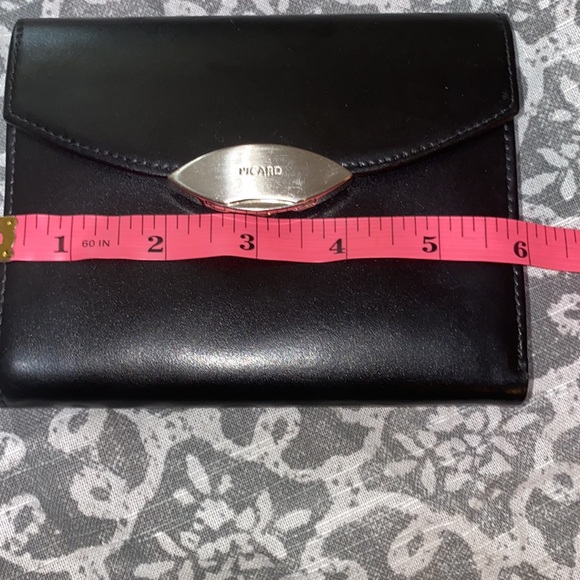 Picard black women's wallet made in Italy - Picture 7 of 8